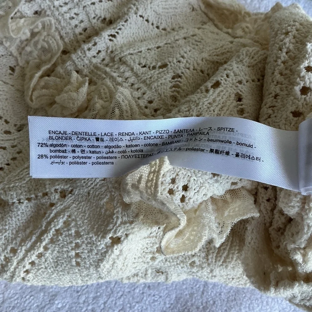 Zara cream lace